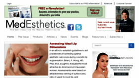 What Surgicalaestheticsmag.com website looked like in 2017 (7 years ago)