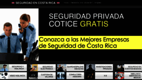 What Seguridadencostarica.com website looked like in 2017 (7 years ago)