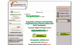 What Szigeteljen.hu website looked like in 2017 (7 years ago)