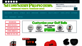 What Secondstorypromotions.com website looked like in 2017 (7 years ago)