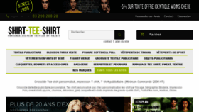 What Shirt-tee-shirt.fr website looked like in 2017 (7 years ago)