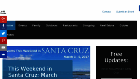 What Santacruzlife.com website looked like in 2017 (7 years ago)