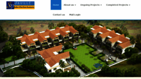 What Savillebuildersgoa.com website looked like in 2017 (7 years ago)