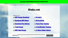 What Shabu.net website looked like in 2017 (7 years ago)