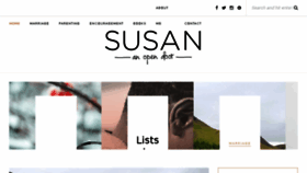 What Susanme.com website looked like in 2017 (7 years ago)