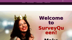 What Surveyqueen.com website looked like in 2017 (7 years ago)