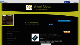 What Sheetguys.com website looked like in 2017 (7 years ago)