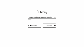 What Sfera.com website looked like in 2017 (7 years ago)