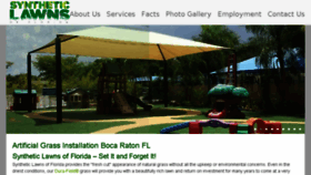 What Syntheticlawnsflorida.com website looked like in 2017 (7 years ago)