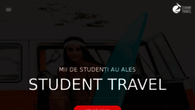 What Studenttravel.md website looked like in 2017 (7 years ago)