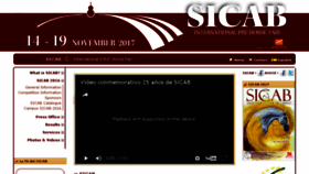 What Sicab.org website looked like in 2017 (7 years ago)