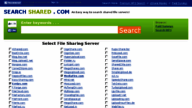 What Searchshared.com website looked like in 2017 (7 years ago)