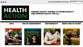 What Sonomahealthaction.org website looked like in 2017 (7 years ago)