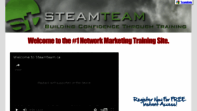 What Steamteam.ca website looked like in 2017 (7 years ago)
