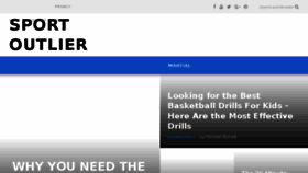 What Sportoutlier.com website looked like in 2017 (7 years ago)