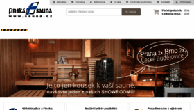 What Sauna.cz website looked like in 2017 (7 years ago)