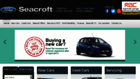 What Seacroftford.co.uk website looked like in 2017 (7 years ago)