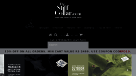 What Stiffcollar.com website looked like in 2017 (7 years ago)