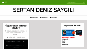 What Sertandeniz.com website looked like in 2017 (7 years ago)
