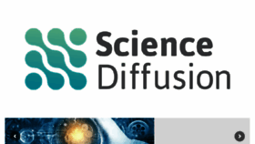 What Sciencediffusion.com website looked like in 2017 (7 years ago)