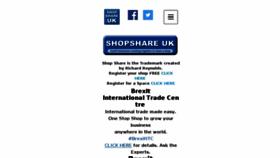 What Shopshareuk.co.uk website looked like in 2017 (7 years ago)
