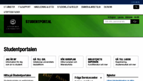 What Studentportalen.gu.se website looked like in 2017 (7 years ago)