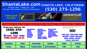 What Shastalake.com website looked like in 2017 (7 years ago)