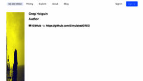 What Simulatedgreg.gitbooks.io website looked like in 2017 (7 years ago)