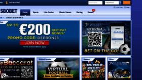 What Sbobetsg.com website looked like in 2017 (7 years ago)