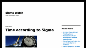 What Sigmawatch.com website looked like in 2017 (7 years ago)