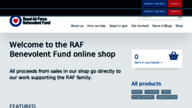 What Shop.rafbf.org website looked like in 2017 (7 years ago)