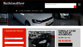 What Schindlerautomoveis.com.br website looked like in 2017 (7 years ago)