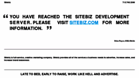 What Server1.sitebiz.com website looked like in 2017 (7 years ago)