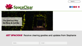 What Spaceclear.com website looked like in 2017 (7 years ago)