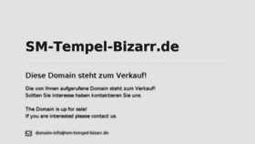 What Sm-tempel-bizarr.de website looked like in 2017 (7 years ago)