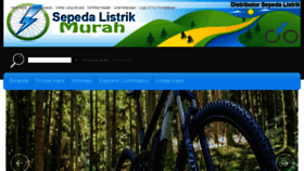 What Sepedalistrikmurah.com website looked like in 2017 (7 years ago)