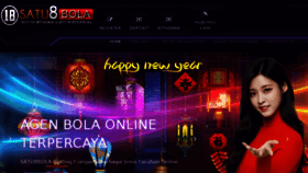 What Satu8bola.com website looked like in 2017 (7 years ago)