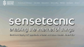 What Sensetecnic.com website looked like in 2017 (7 years ago)