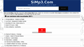 What Simp3.ws website looked like in 2017 (7 years ago)
