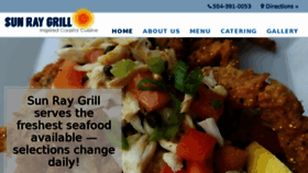 What Sunraygrill.com website looked like in 2017 (7 years ago)