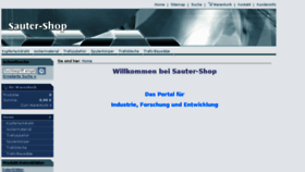 What Sauter-shop.de website looked like in 2017 (7 years ago)