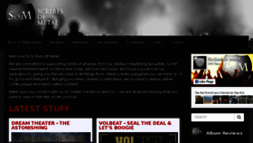 What Scribesofmetal.com website looked like in 2017 (7 years ago)