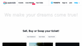 What Seatwish.com website looked like in 2017 (7 years ago)