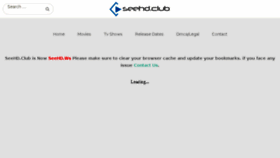 What Seehd.ws website looked like in 2017 (7 years ago)