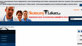 What Skutecznylekarz.pl website looked like in 2017 (7 years ago)
