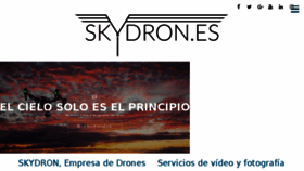 What Skydron.es website looked like in 2017 (7 years ago)