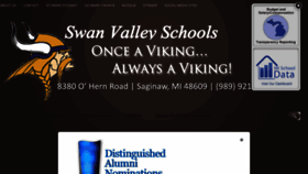 What Swanvalleyschools.com website looked like in 2017 (7 years ago)