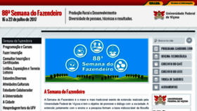 What Semanadofazendeiro.ufv.br website looked like in 2017 (7 years ago)