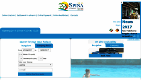 What Spinacampingvillage.com website looked like in 2017 (7 years ago)