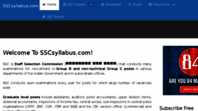 What Sscsyllabus.com website looked like in 2017 (7 years ago)